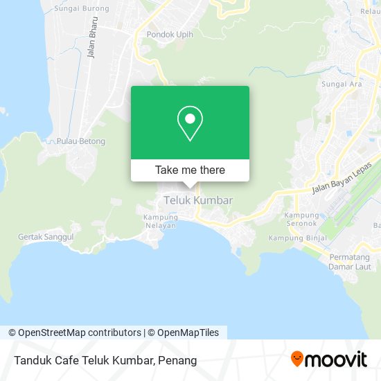 Peta Tanduk Cafe Teluk Kumbar