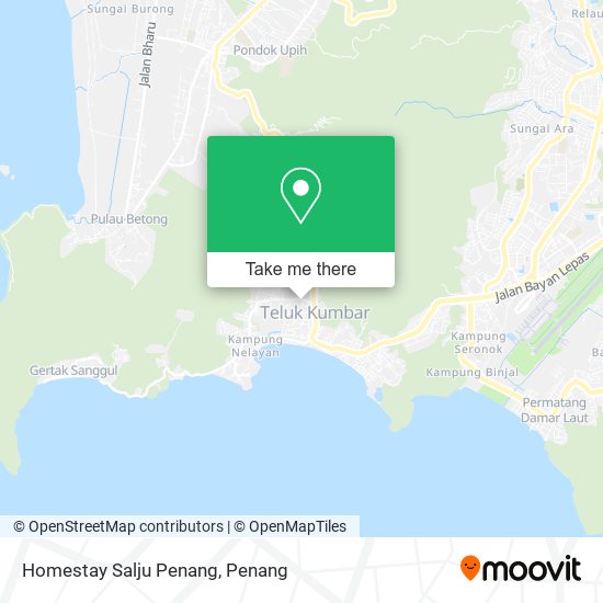 Peta Homestay Salju Penang