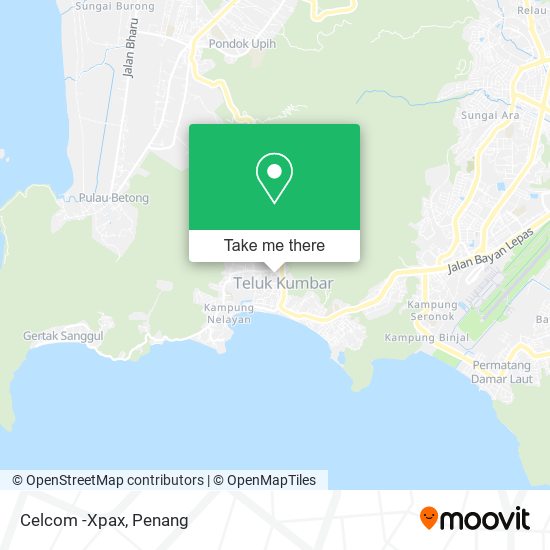 Celcom -Xpax map