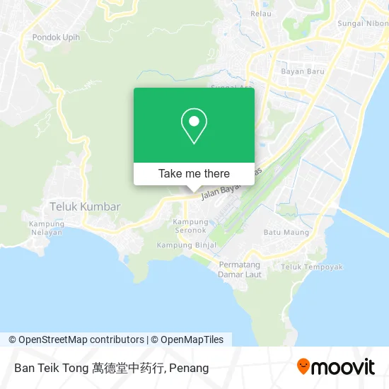 Peta Ban Teik Tong 萬德堂中药行