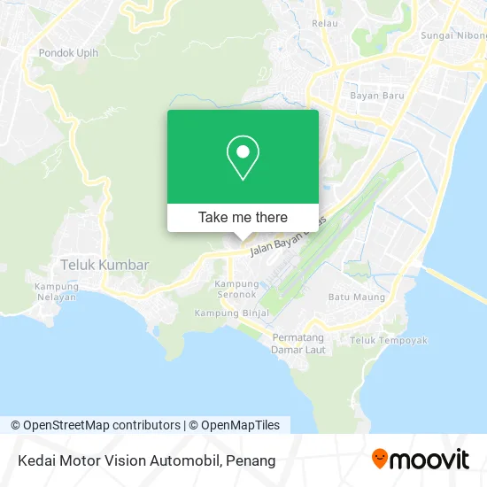 Kedai Motor Vision Automobil map