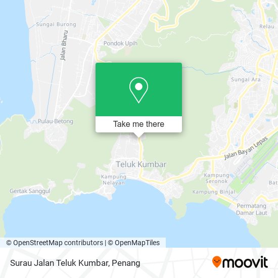 Peta Surau Jalan Teluk Kumbar