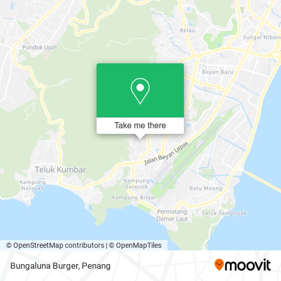 Peta Bungaluna Burger