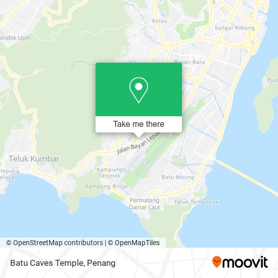 Batu Caves Temple map