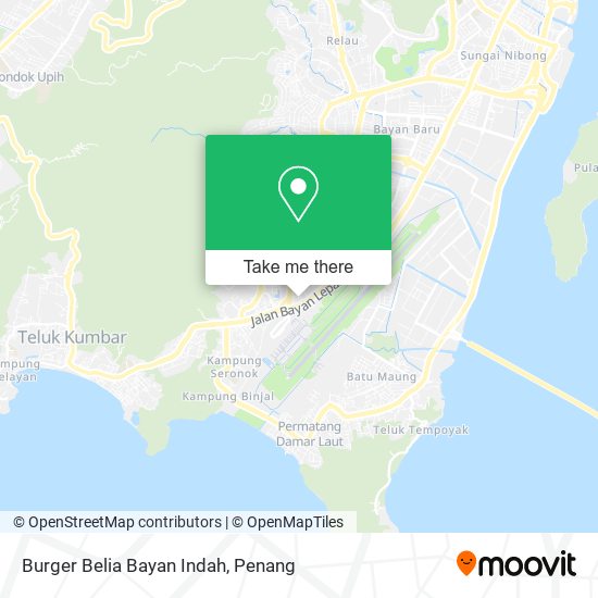 Burger Belia Bayan Indah map