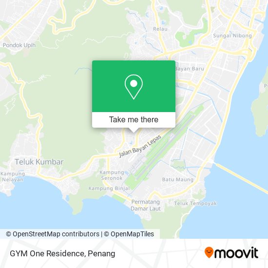 GYM One Residence map