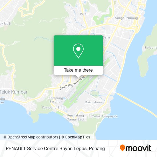 RENAULT Service Centre Bayan Lepas map