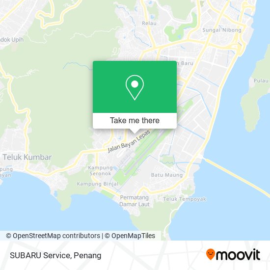 SUBARU Service map