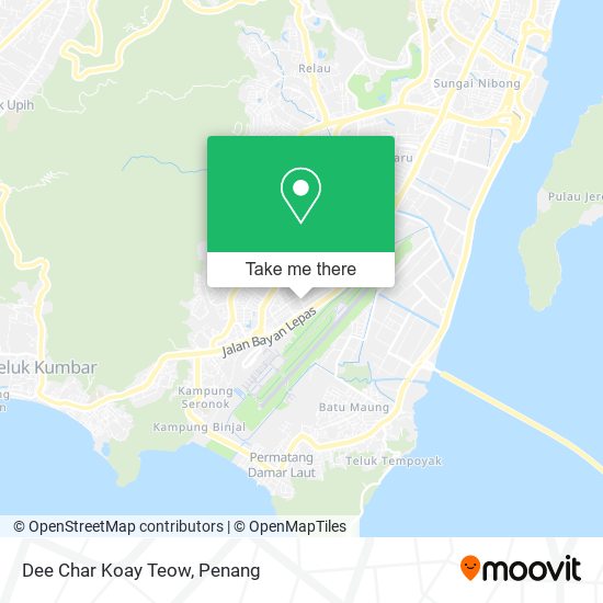 Dee Char Koay Teow map