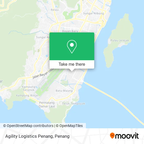 Agility Logistics Penang map