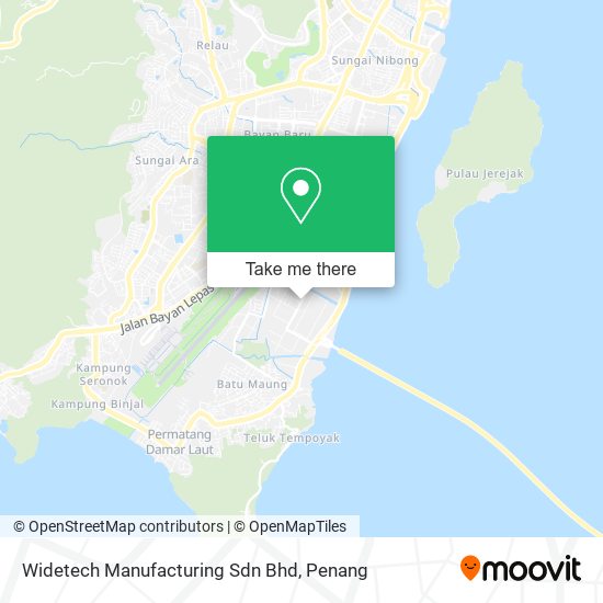 Widetech Manufacturing Sdn Bhd map