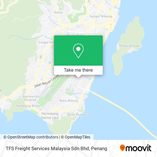 TFS Freight Services Malaysia Sdn Bhd map