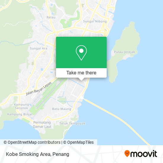 Kobe Smoking Area map