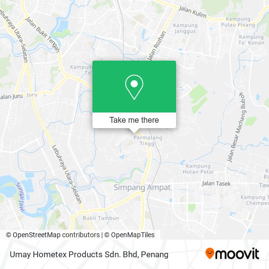 Umay Hometex Products Sdn. Bhd map