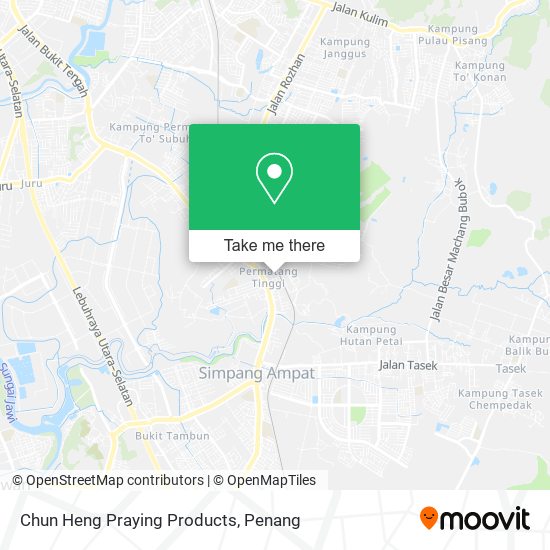 Chun Heng Praying Products map