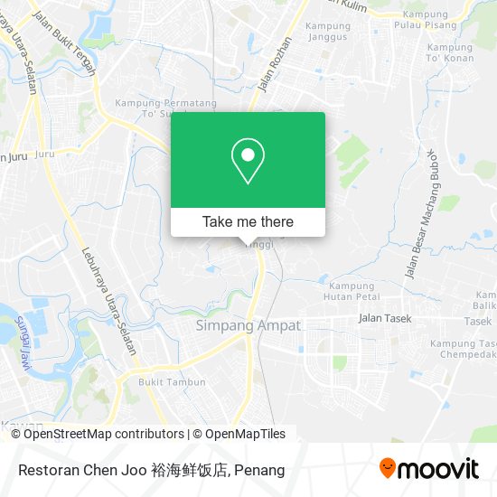 Restoran Chen Joo 裕海鲜饭店 map