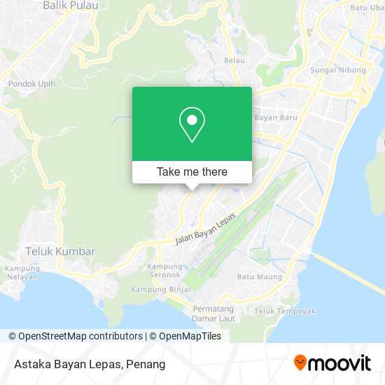 Astaka Bayan Lepas map