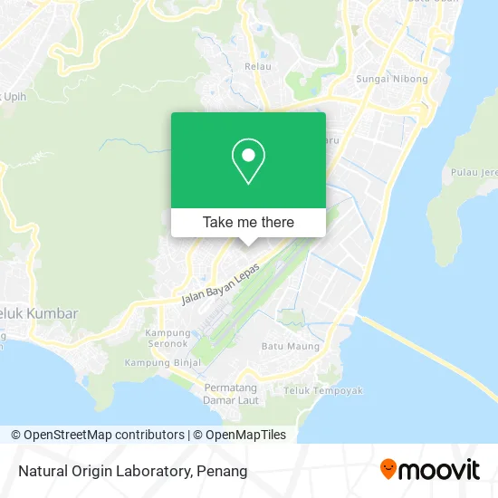 Natural Origin Laboratory map