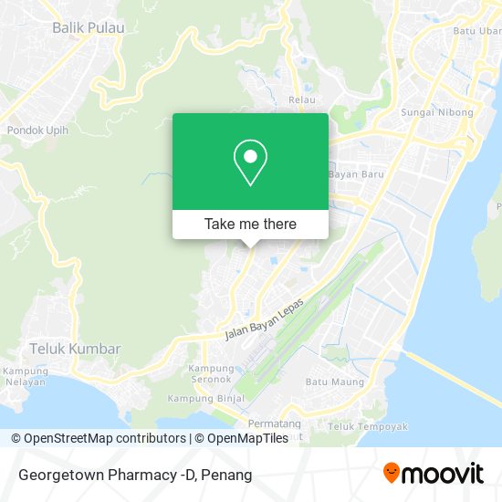 Georgetown Pharmacy -D map