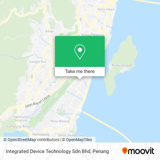 Integrated Device Technology Sdn Bhd map