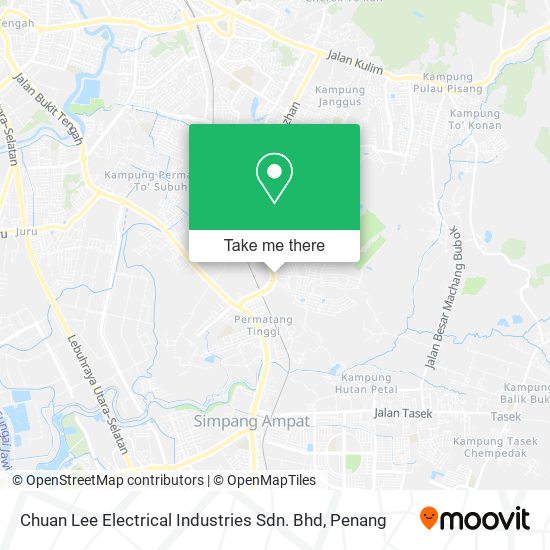 Chuan Lee Electrical Industries Sdn. Bhd map