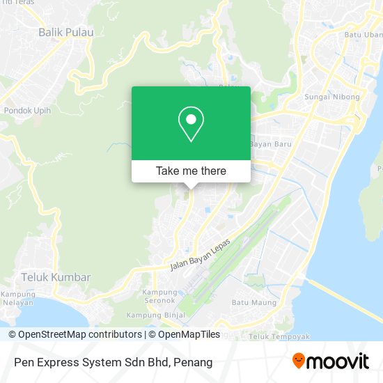 Pen Express System Sdn Bhd map
