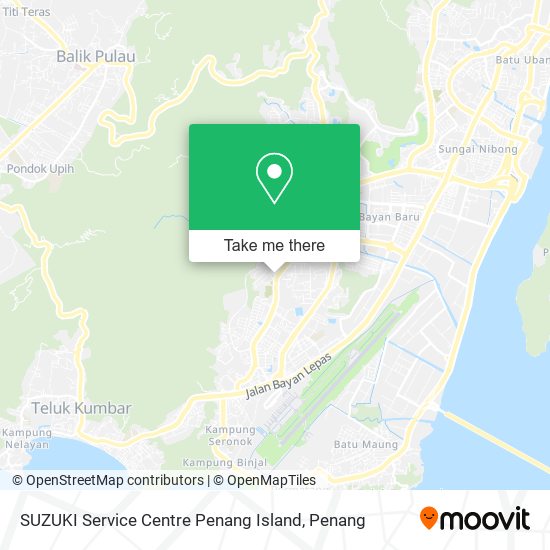 Peta SUZUKI Service Centre Penang Island