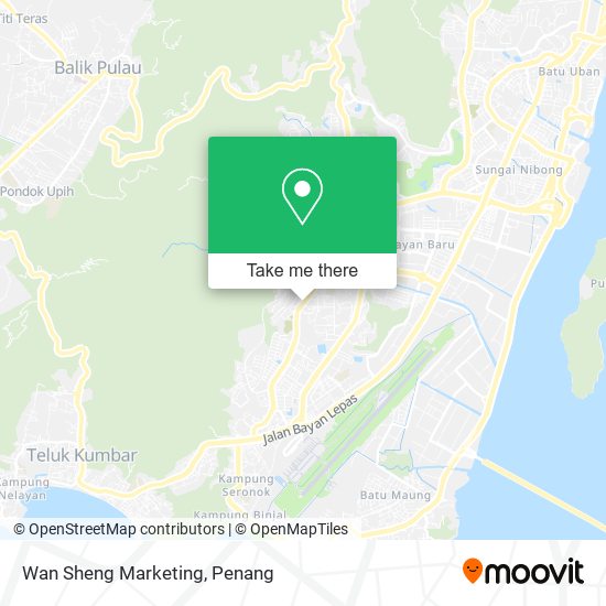 Wan Sheng Marketing map
