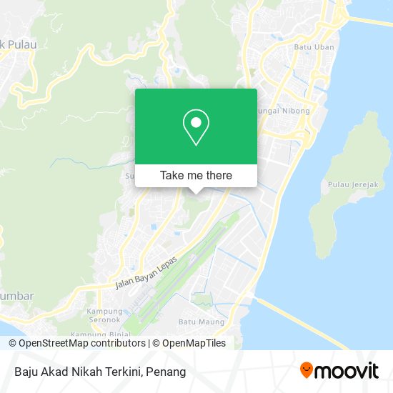 Peta Baju Akad Nikah Terkini