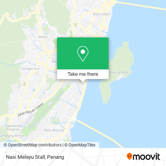 Nasi Melayu Stall map