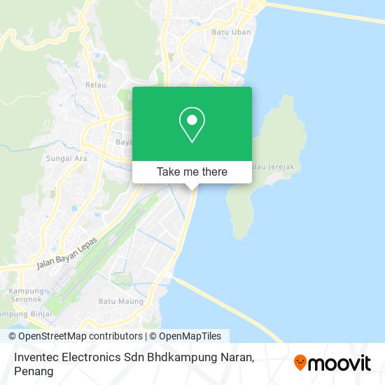 Inventec Electronics Sdn Bhdkampung Naran map