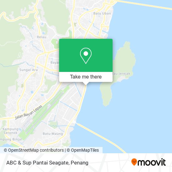 Peta ABC & Sup Pantai Seagate