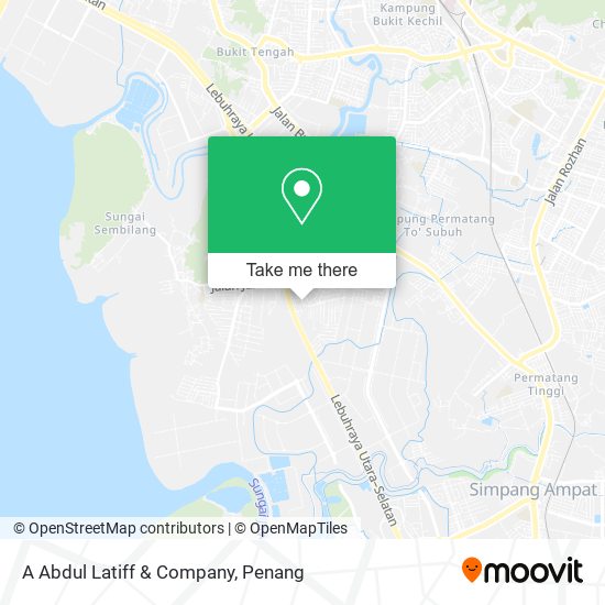 A Abdul Latiff & Company map