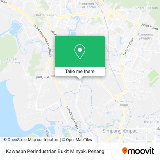 Peta Kawasan Perindustrian Bukit Minyak