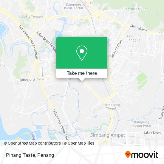 Pinang Taste map