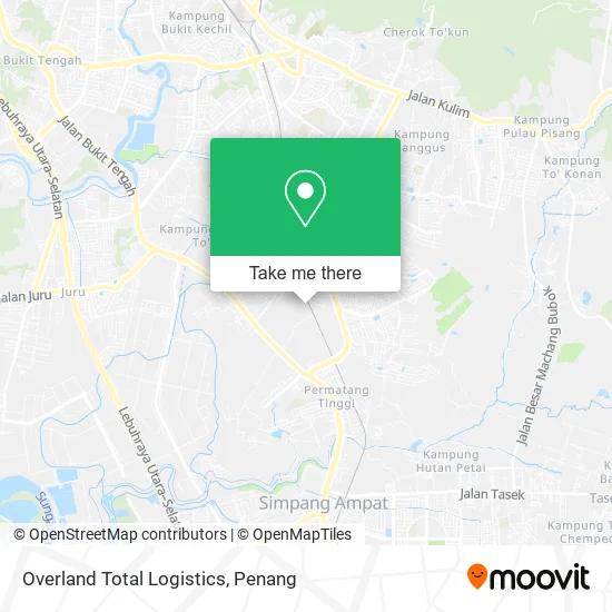 Overland Total Logistics map