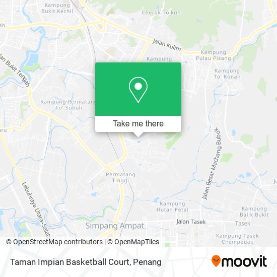 Taman Impian Basketball Court map