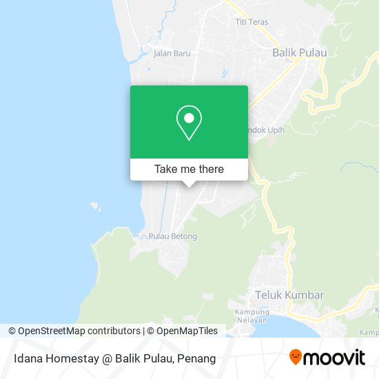 Peta Idana Homestay @ Balik Pulau