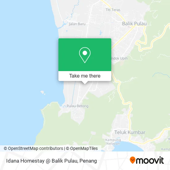 Idana Homestay @ Balik Pulau map