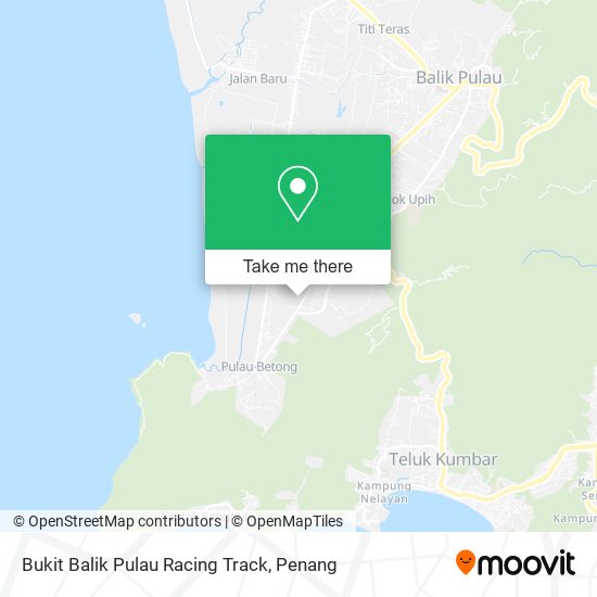 Peta Bukit Balik Pulau Racing Track