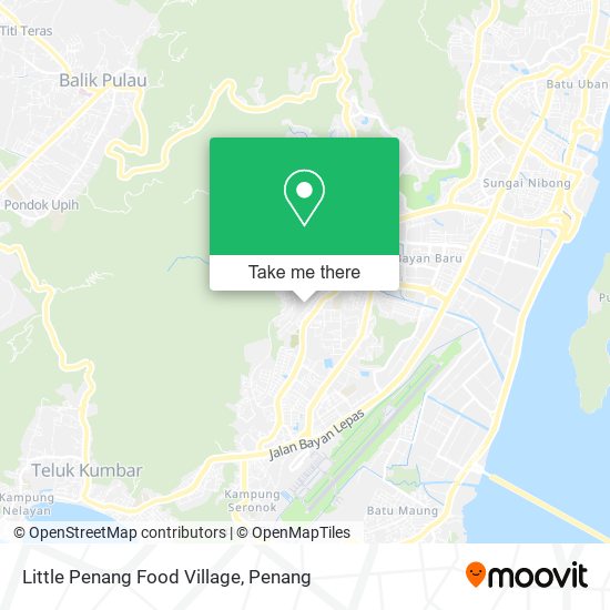 Little Penang Food Village map