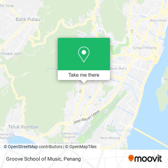 Groove School of Music map