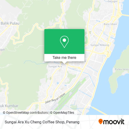 Peta Sungai Ara Xu Cheng Coffee Shop