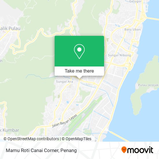 Mamu Roti Canai Corner map