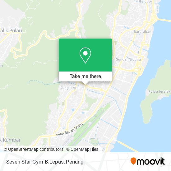 Peta Seven Star Gym-B.Lepas