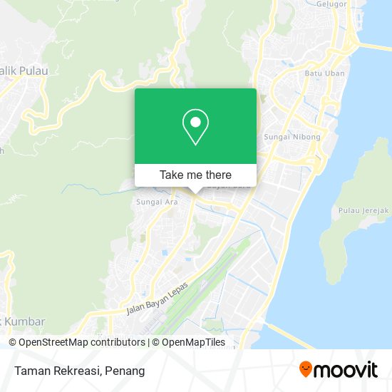 Taman Rekreasi map