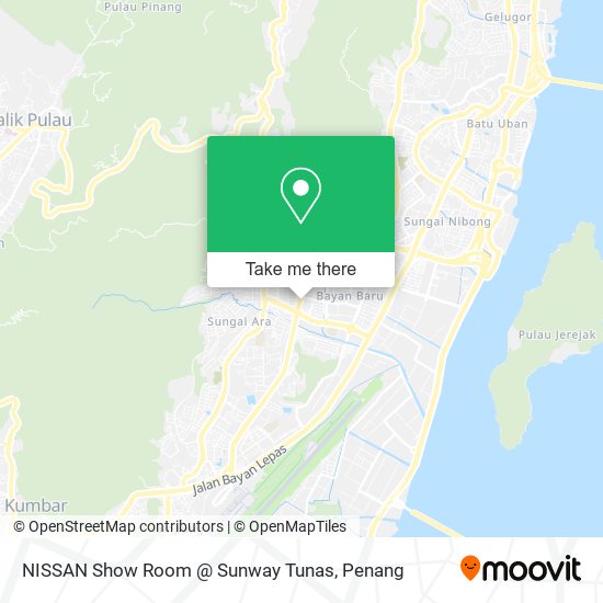 NISSAN Show Room @ Sunway Tunas map