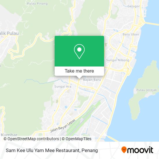 Peta Sam Kee Ulu Yam Mee Restaurant