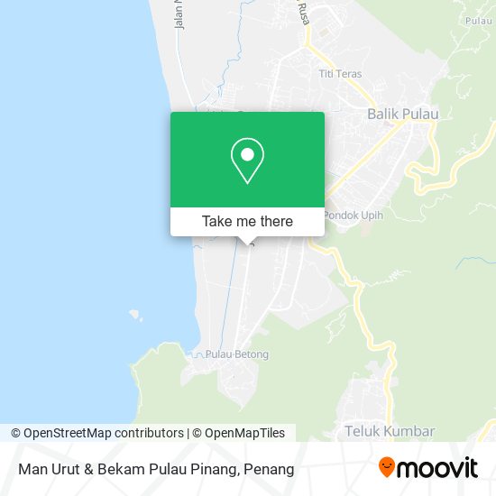Peta Man Urut & Bekam Pulau Pinang