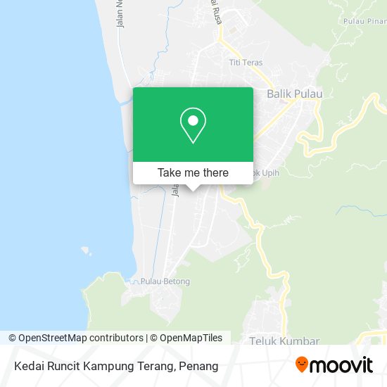 Peta Kedai Runcit Kampung Terang